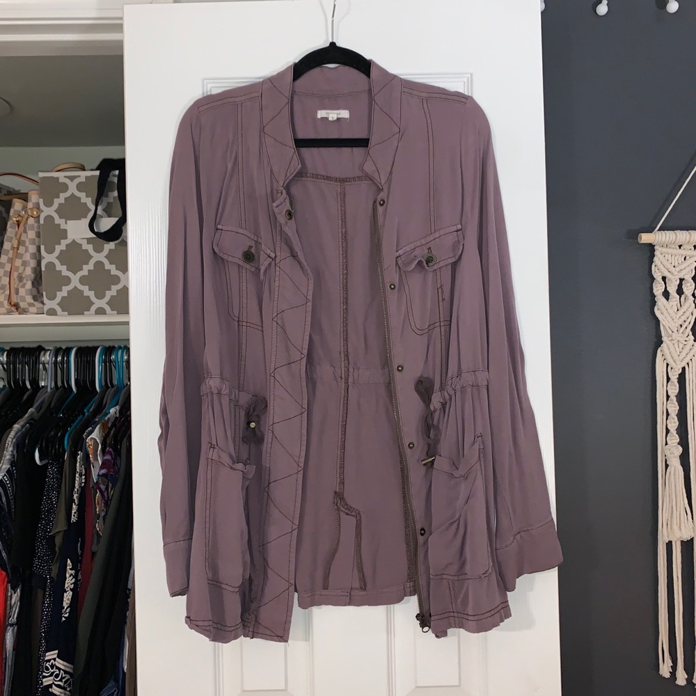 🔥Bundle🔥Adorable short jacket in plum!